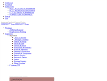 Tablet Screenshot of ceremonyblog.com